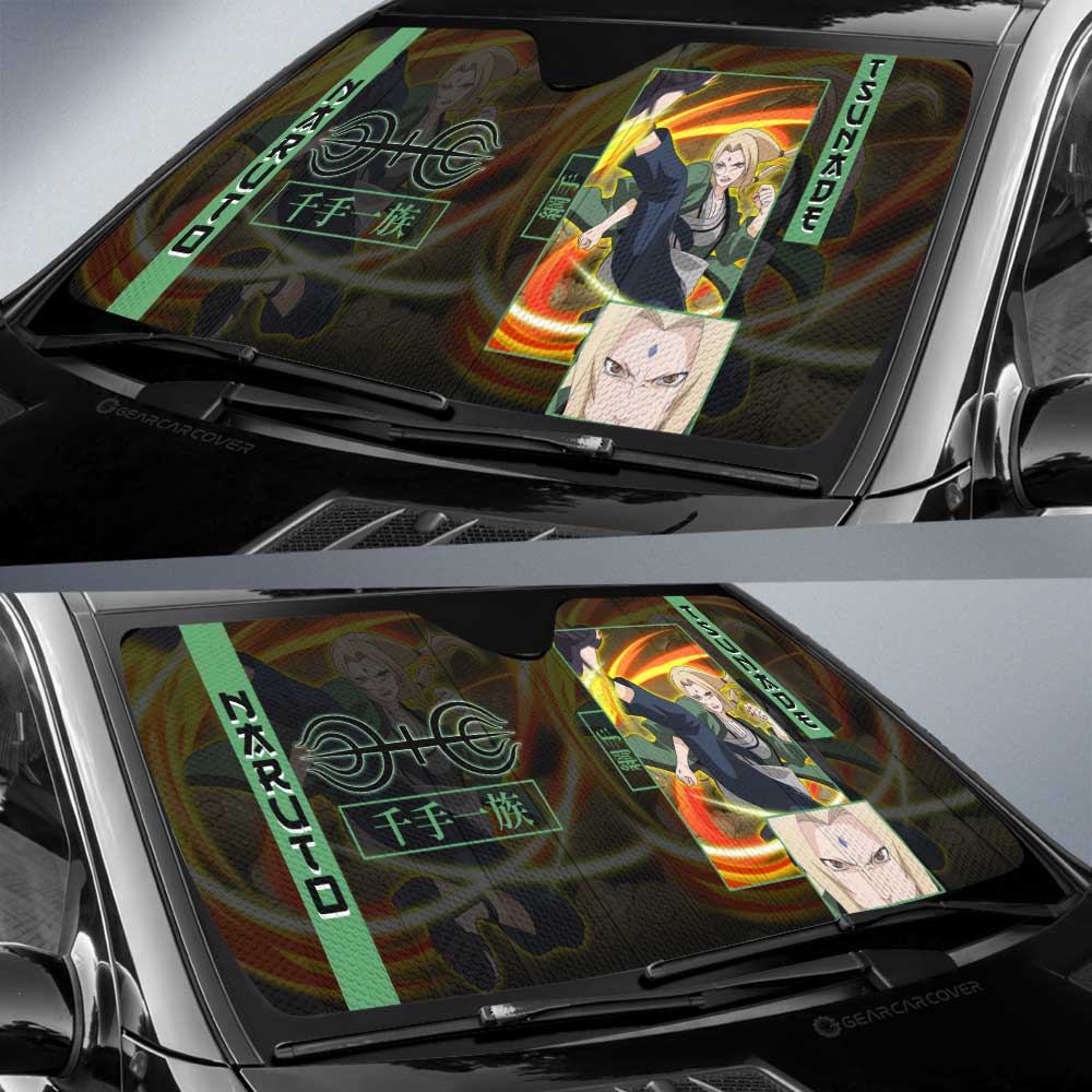 Tsunade Car Sunshade Custom Anime Car Accessories - Gearcarcover - 2