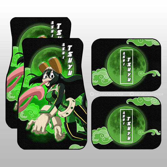 Tsuyu Asui Car Floor Mats Custom Anime My Hero Academia Car Interior Accessories - Gearcarcover - 1
