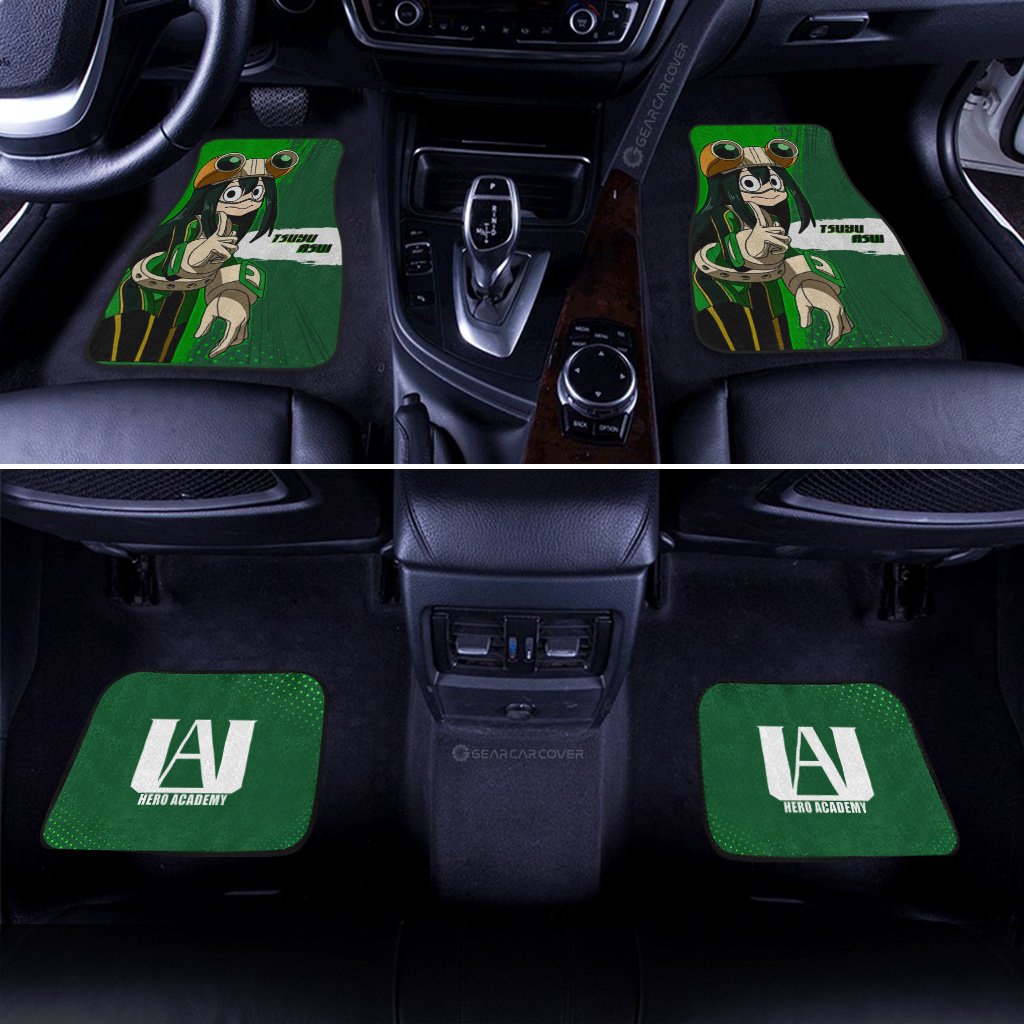 Tsuyu Asui Car Floor Mats Custom For My Hero Academia Anime Fans - Gearcarcover - 3