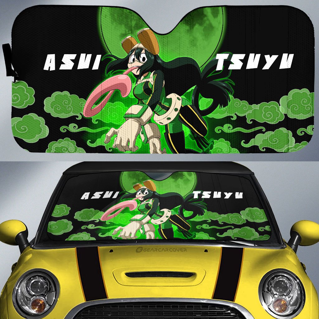 Tsuyu Asui Car Sunshade Custom My Hero Academia Anime Car Accessories - Gearcarcover - 1