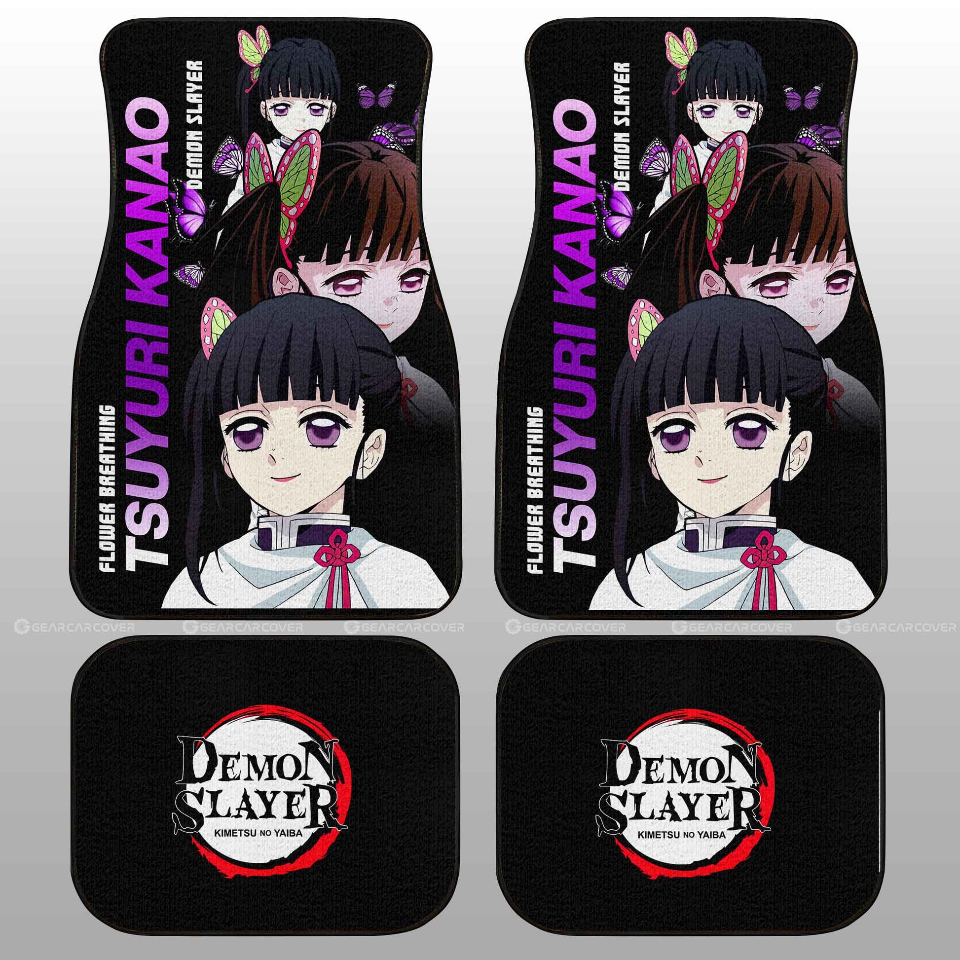 Tsuyuri Kanao Car Floor Mats Custom Demon Slayer Anime - Gearcarcover - 2