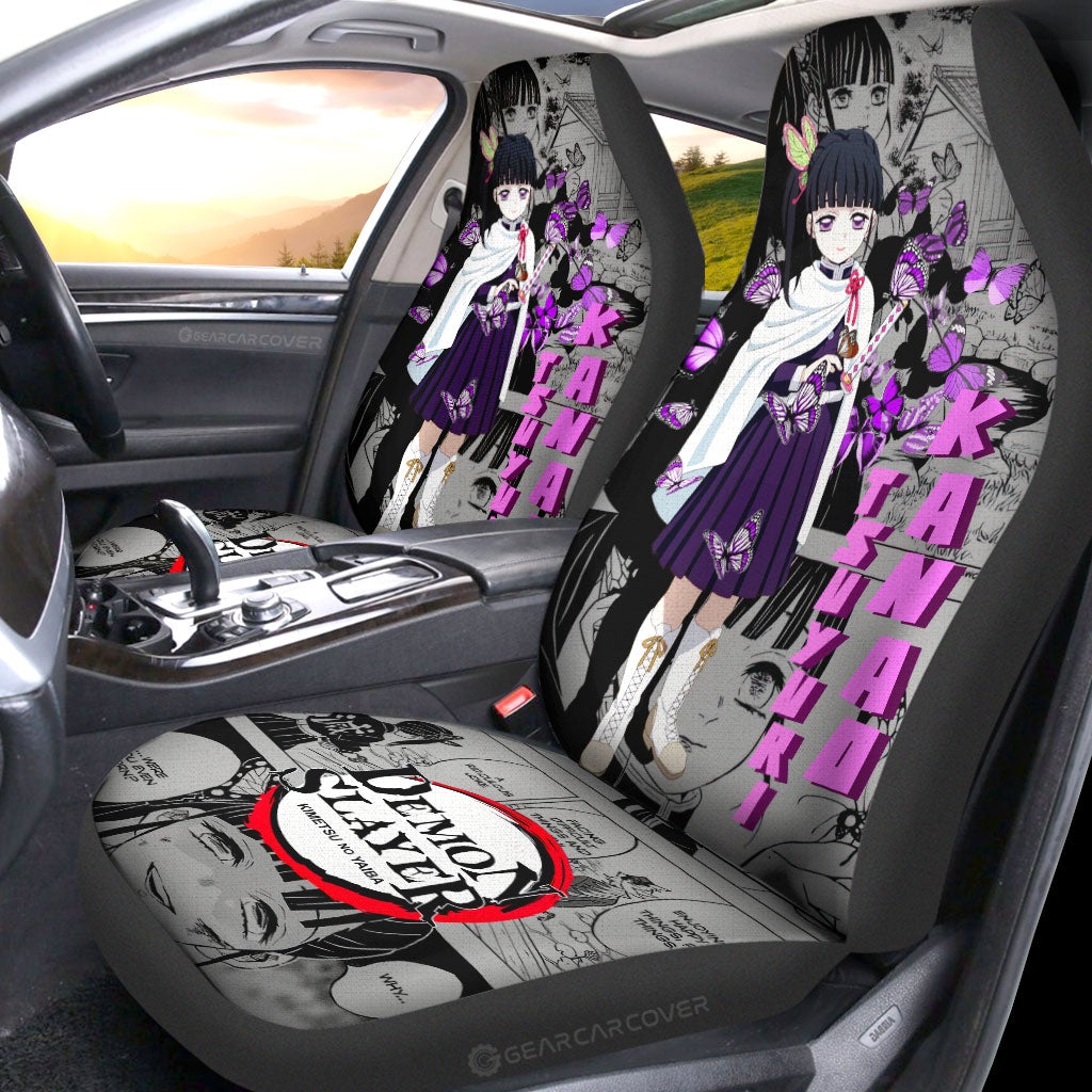 Tsuyuri Kanao Car Seat Covers Custom Demon Slayer Anime Mix Mangas - Gearcarcover - 2