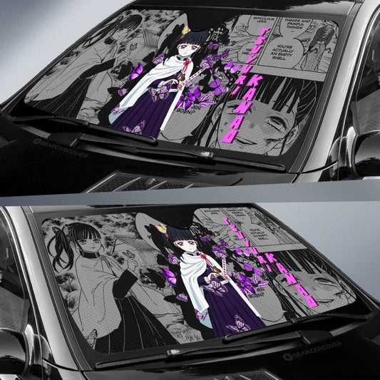 Tsuyuri Kanao Car Sunshade Custom Demon Slayer Anime Mix Mangas - Gearcarcover - 2