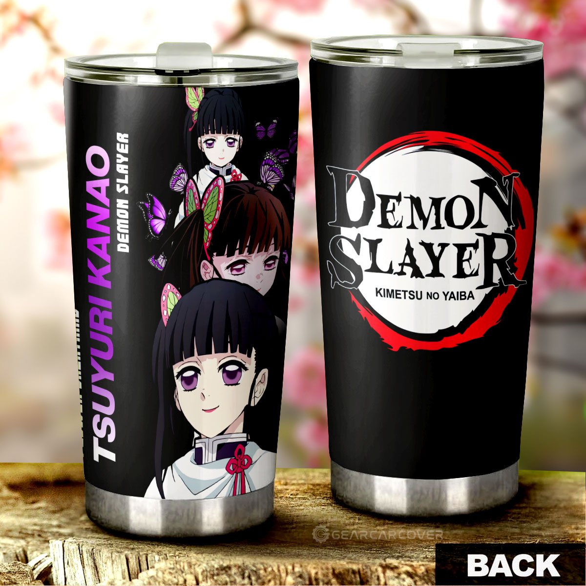 Tsuyuri Kanao Tumbler Cup Custom Demon Slayer Anime - Gearcarcover - 3