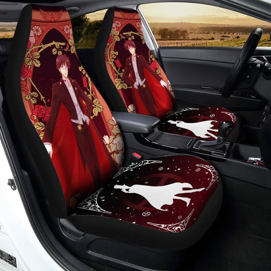 Tuxedo Car Seat Covers Custom Sailor Moon Anime Car Accessories - Gearcarcover - 2