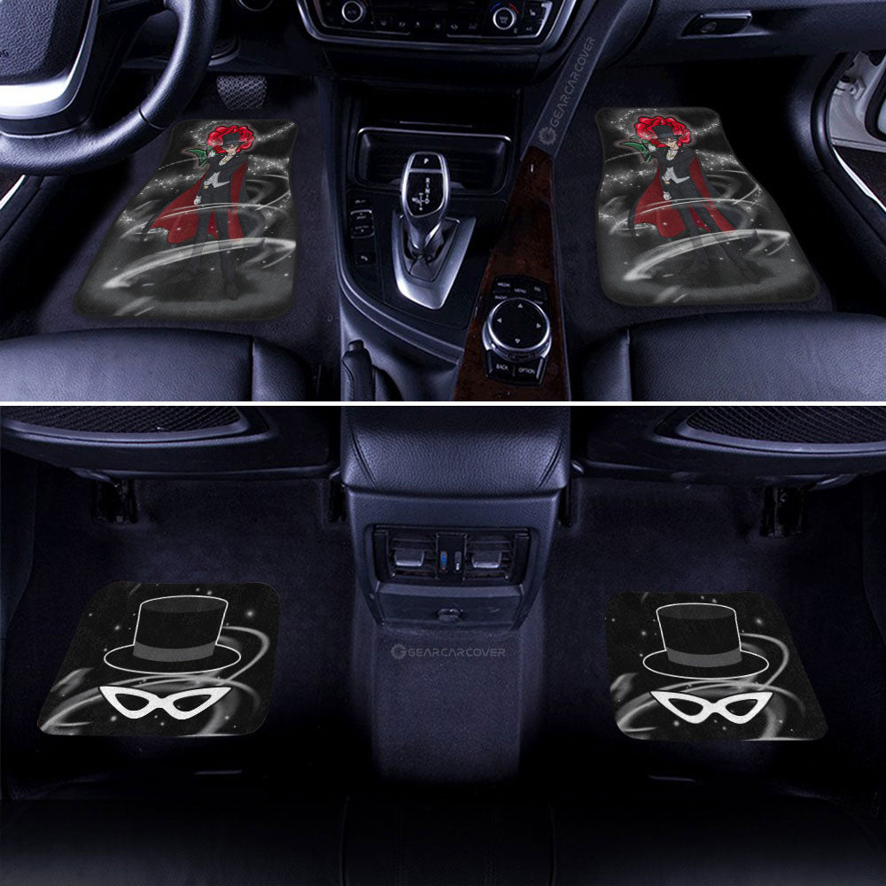 Tuxedo Mask Car Floor Mats Custom Sailor Moon Anime Car Accessories - Gearcarcover - 2
