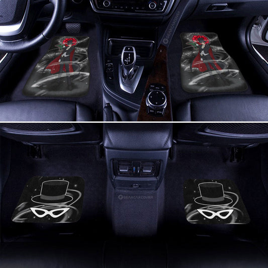 Tuxedo Mask Car Floor Mats Custom Sailor Moon Anime Car Accessories - Gearcarcover - 2
