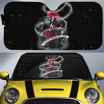 Tuxedo Mask Car Sunshade Custom Sailor Moon Anime Car Interior Accessories - Gearcarcover - 1