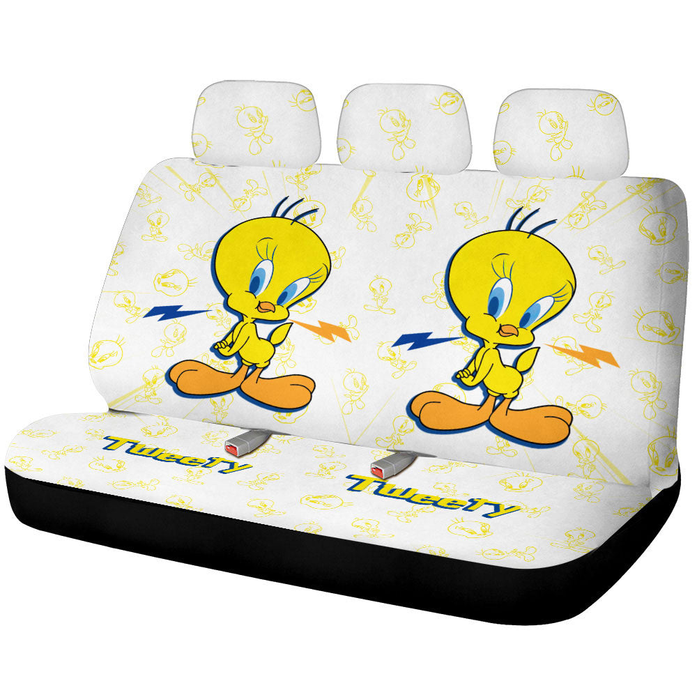 Tweety Car Back Seat Cover Custom Cartoon Car Accessories - Gearcarcover - 1
