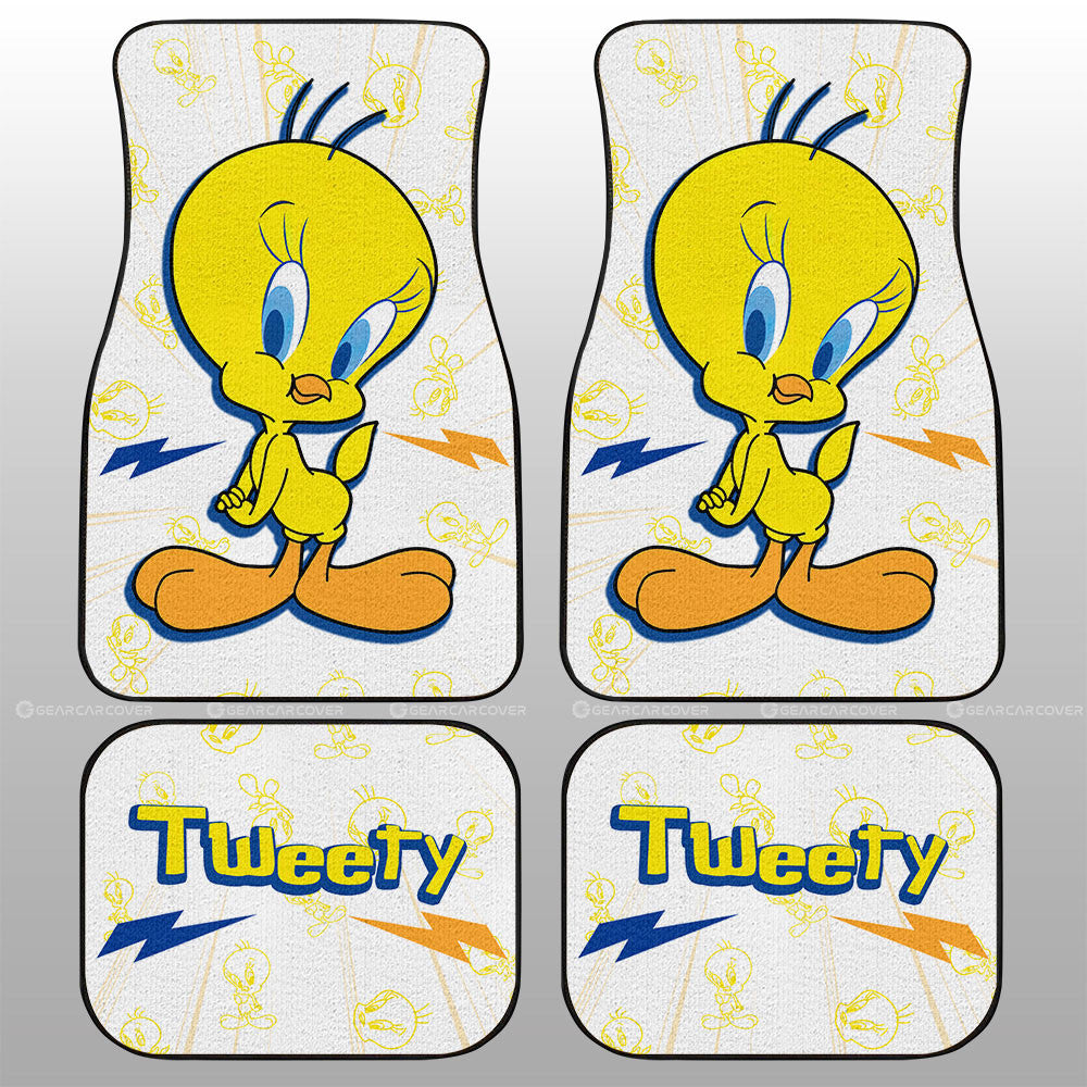 Tweety Car Floor Mats Custom Cartoon Car Accessories - Gearcarcover - 1