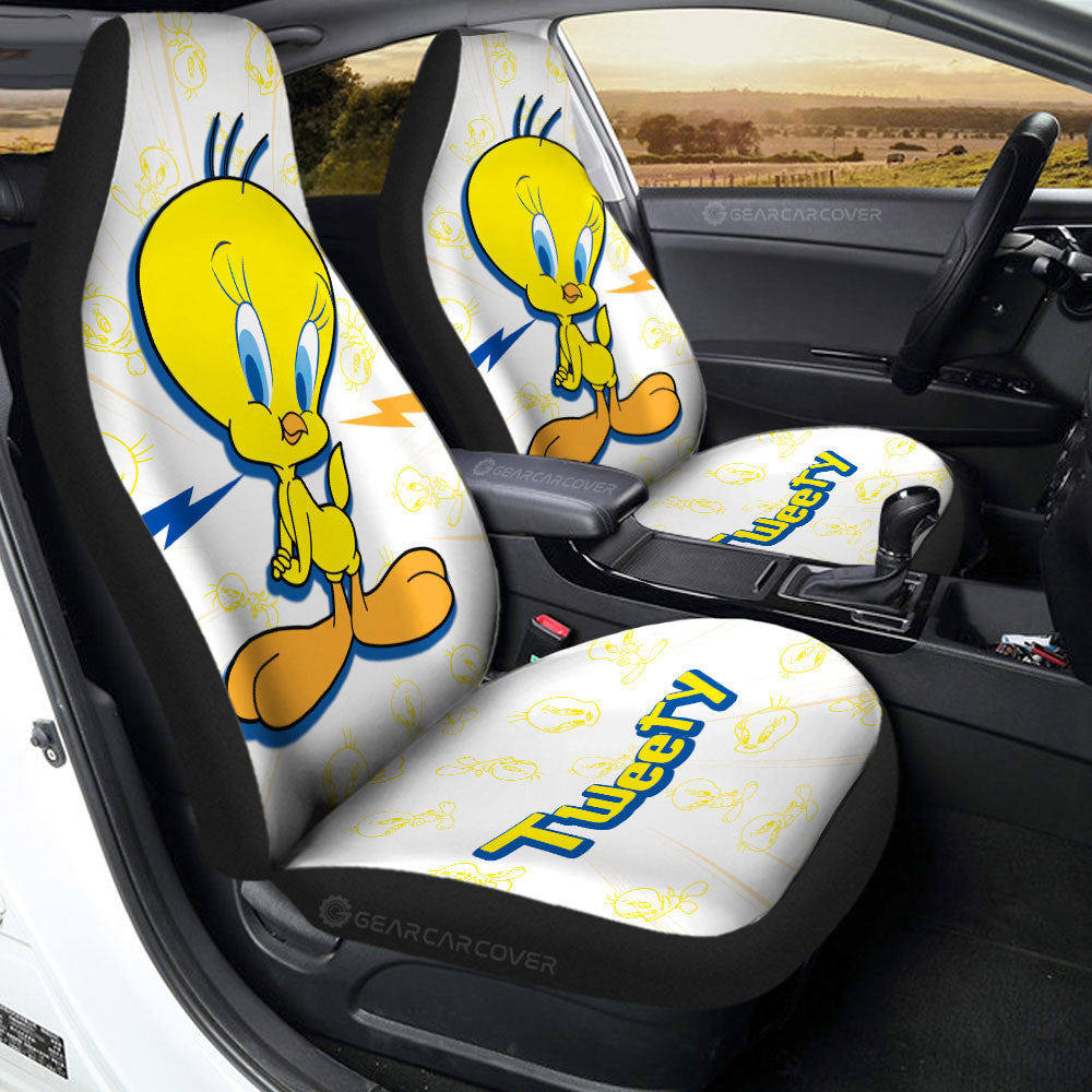 Tweety Car Seat Covers Custom Cartoon Car Accessories - Gearcarcover - 1