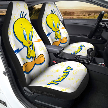 Tweety Car Seat Covers Custom Cartoon Car Accessories - Gearcarcover - 1