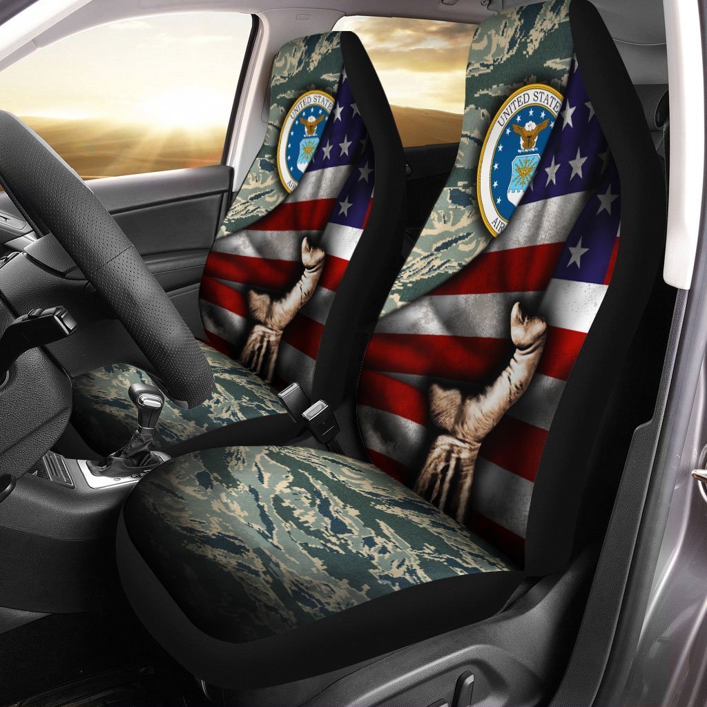US Air Force Car Seat Covers Custom Camouflage Car Interior Accessories - Gearcarcover - 2