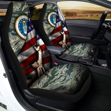 US Air Force Car Seat Covers Custom Camouflage Car Interior Accessories - Gearcarcover - 1