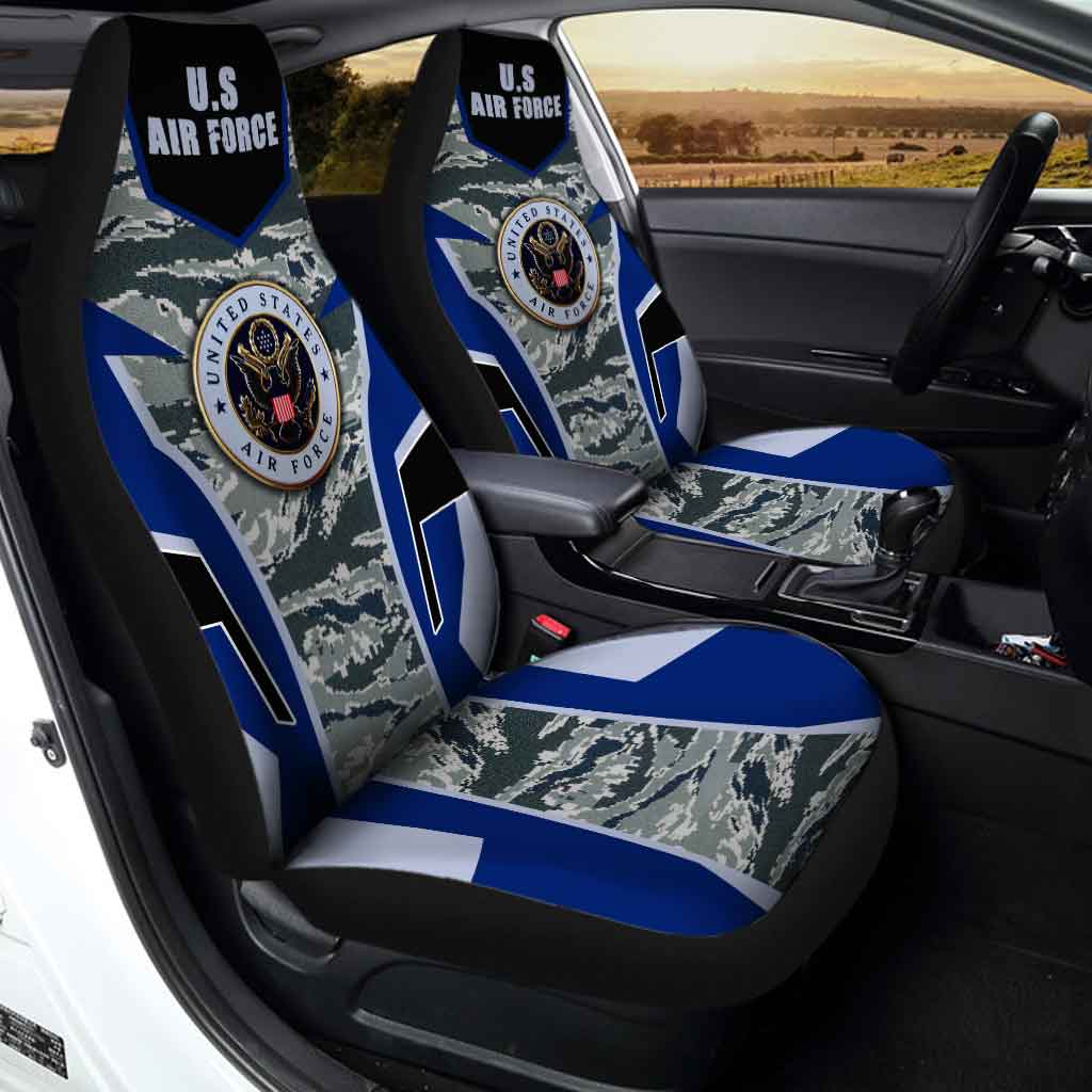 US Air Force Car Seat Covers Custom Camouflage Military Car Accessories - Gearcarcover - 1