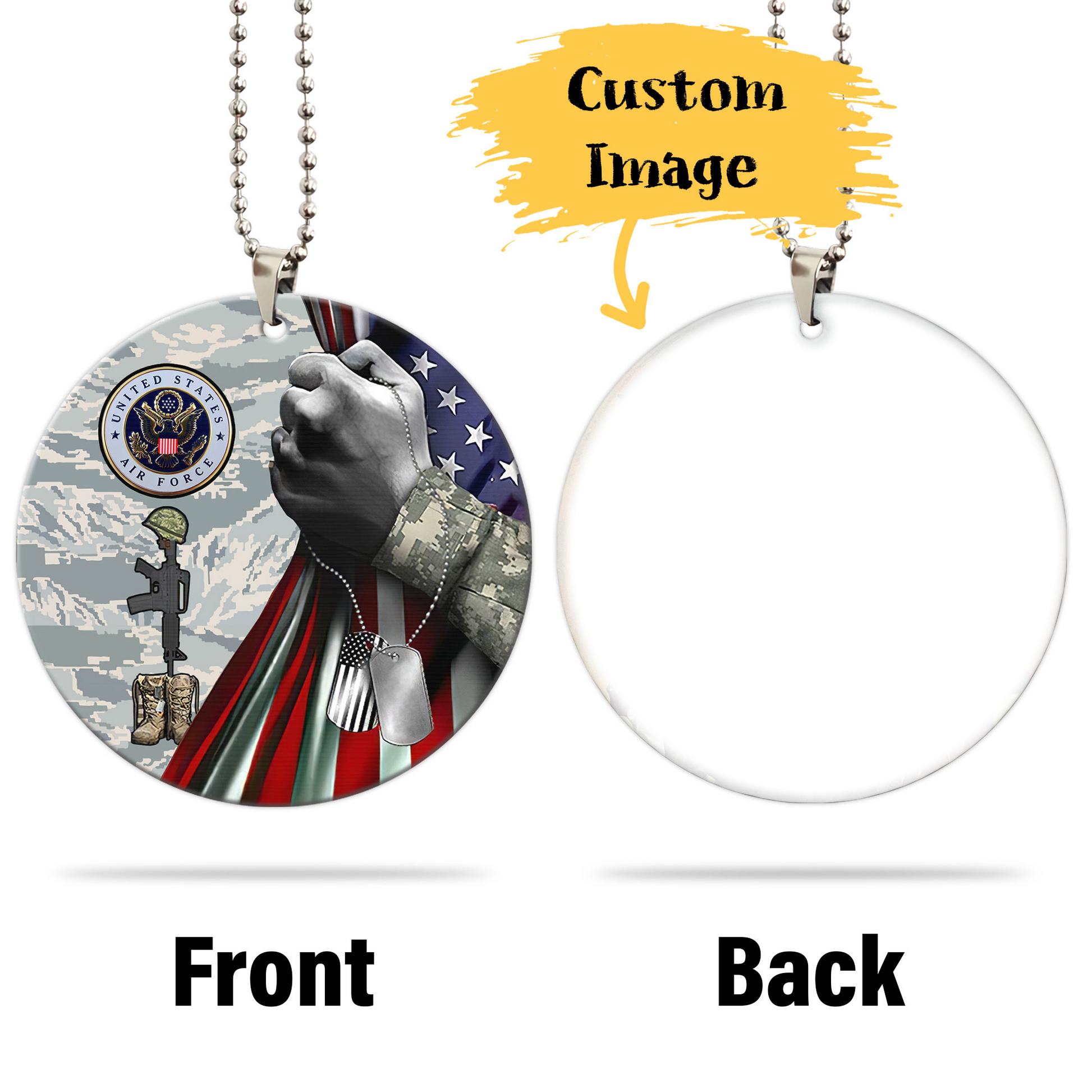 US Air Force Ornament Custom Image Car Interior Accessories - Gearcarcover - 4