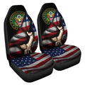US Army Car Seat Covers Custom American Flag Car Accessories Best - Gearcarcover - 3