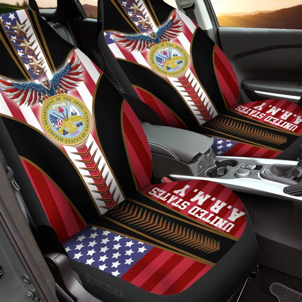 US Army Car Seat Covers Custom Military Car Interior Accessories - Gearcarcover - 1
