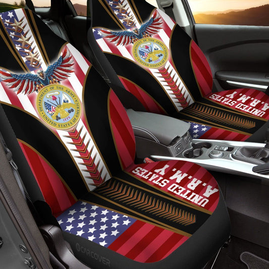 US Army Car Seat Covers Custom Military Car Interior Accessories - Gearcarcover - 1