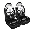 US Coast Guard Skull Car Seat Covers Custom USCG Car Accessories - Gearcarcover - 3