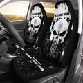 US Coast Guard Skull Car Seat Covers Custom USCG Car Accessories - Gearcarcover - 1