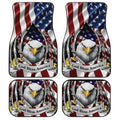 US Flag Eagle Car Floor Mats Custom Car Accessories - Gearcarcover - 1