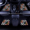 US Flag Sunflower Car Floor Mats Custom Checkerboard Car Accessories - Gearcarcover - 3