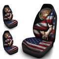 US Marine Corps Car Seat Covers Custom American Flag Best Idea Car Accessories - Gearcarcover - 4