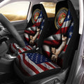 US Marine Corps Car Seat Covers Custom American Flag Best Idea Car Accessories - Gearcarcover - 1