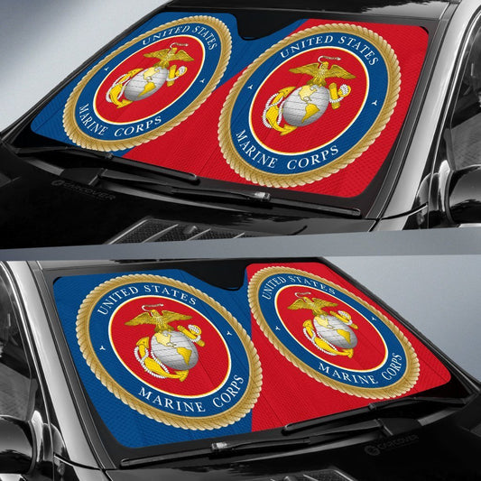 US Marine Corps Car Sunshade Custom Military Car Accessories - Gearcarcover - 2