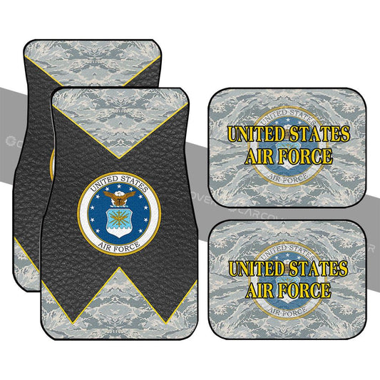 US Military Air Force Car Floor Mats Custom Car Accessories - Gearcarcover - 1