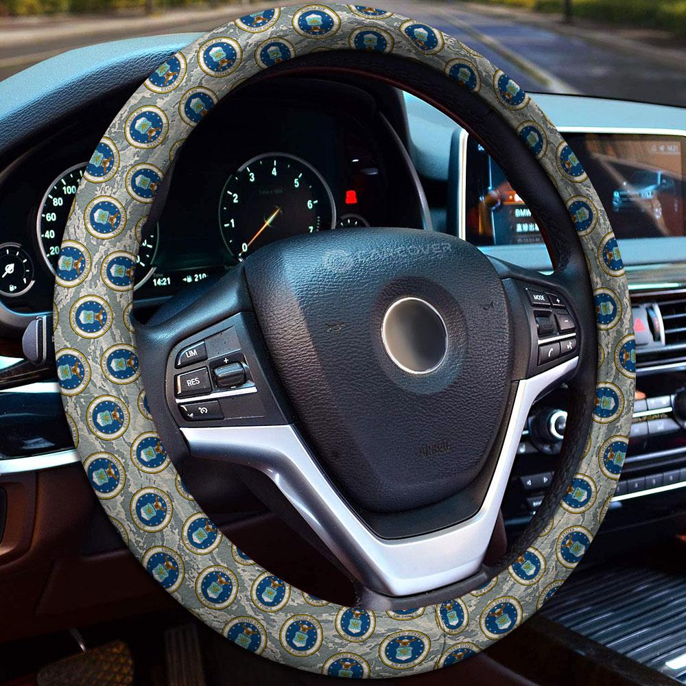 US Military Air Force Steering Wheel Cover Custom Car Accessories - Gearcarcover - 1