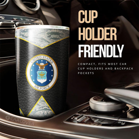 US Military Air Force Tumbler Cup Custom Car Accessories - Gearcarcover - 2