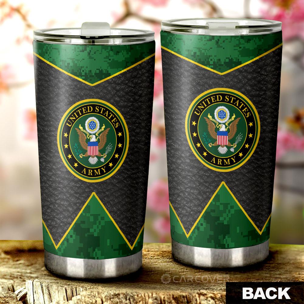 US Military Army Tumbler Cup Custom Car Accessories - Gearcarcover - 3