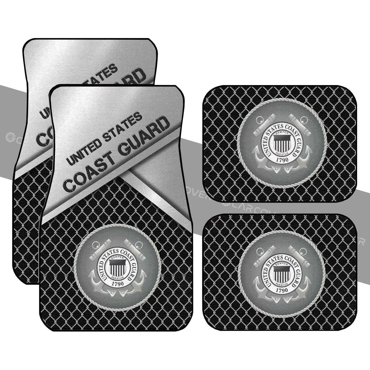 US Military Coast Guard Car Floor Mats Custom Car Interior Accessories - Gearcarcover - 1
