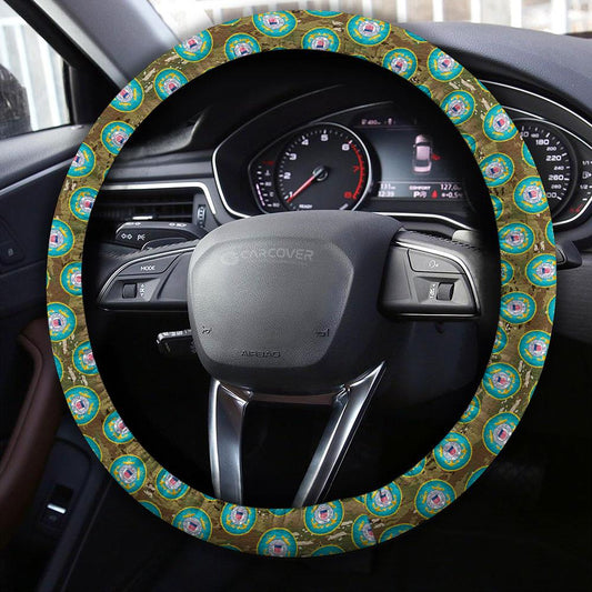 US Military Coast Guard Steering Wheel Cover Custom Car Accessories - Gearcarcover - 2