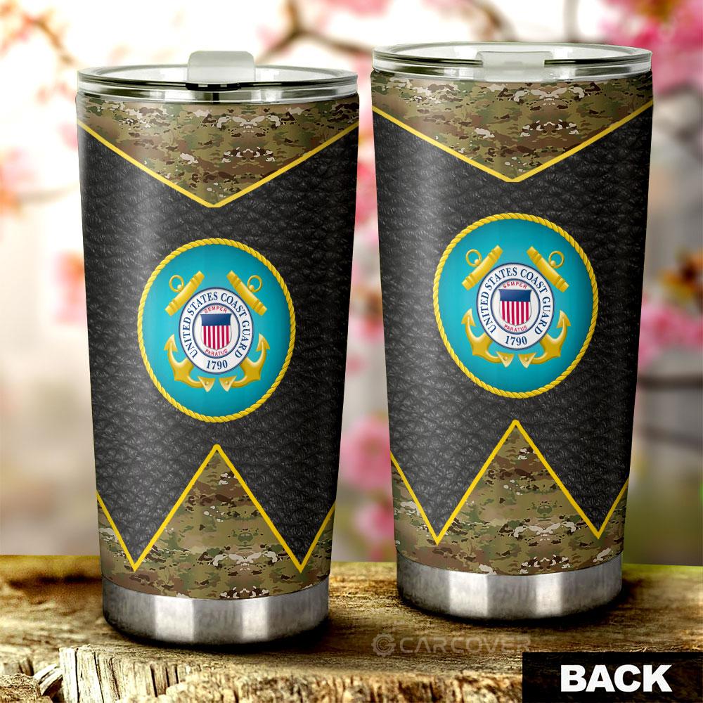 US Military Coast Guard Tumbler Cup Custom Car Accessories - Gearcarcover - 3