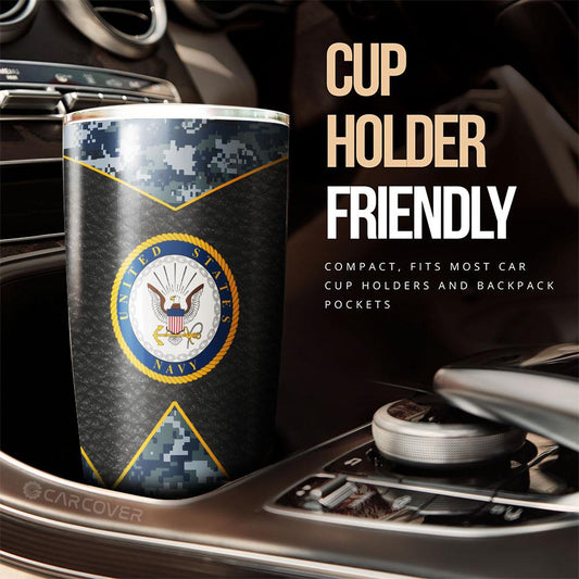 US Military Navy Tumbler Cup Custom Car Accessories - Gearcarcover - 2