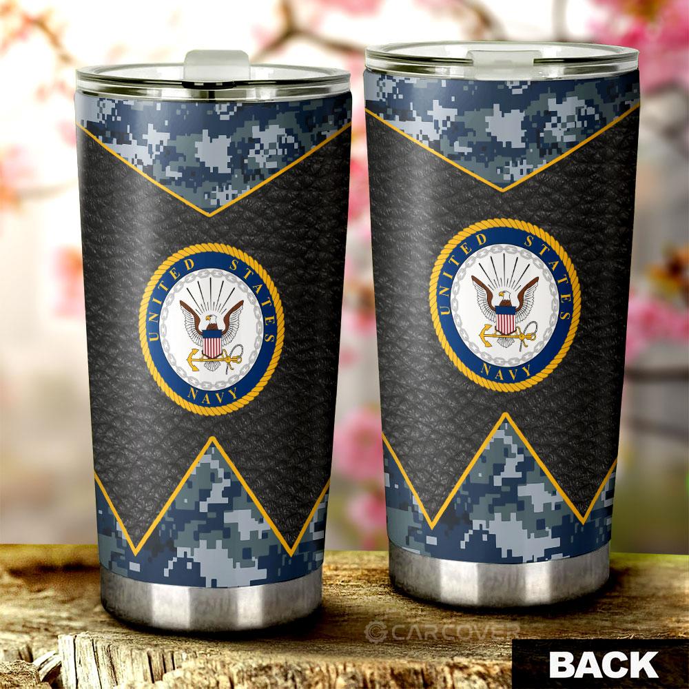 US Military Navy Tumbler Cup Custom Car Accessories - Gearcarcover - 3
