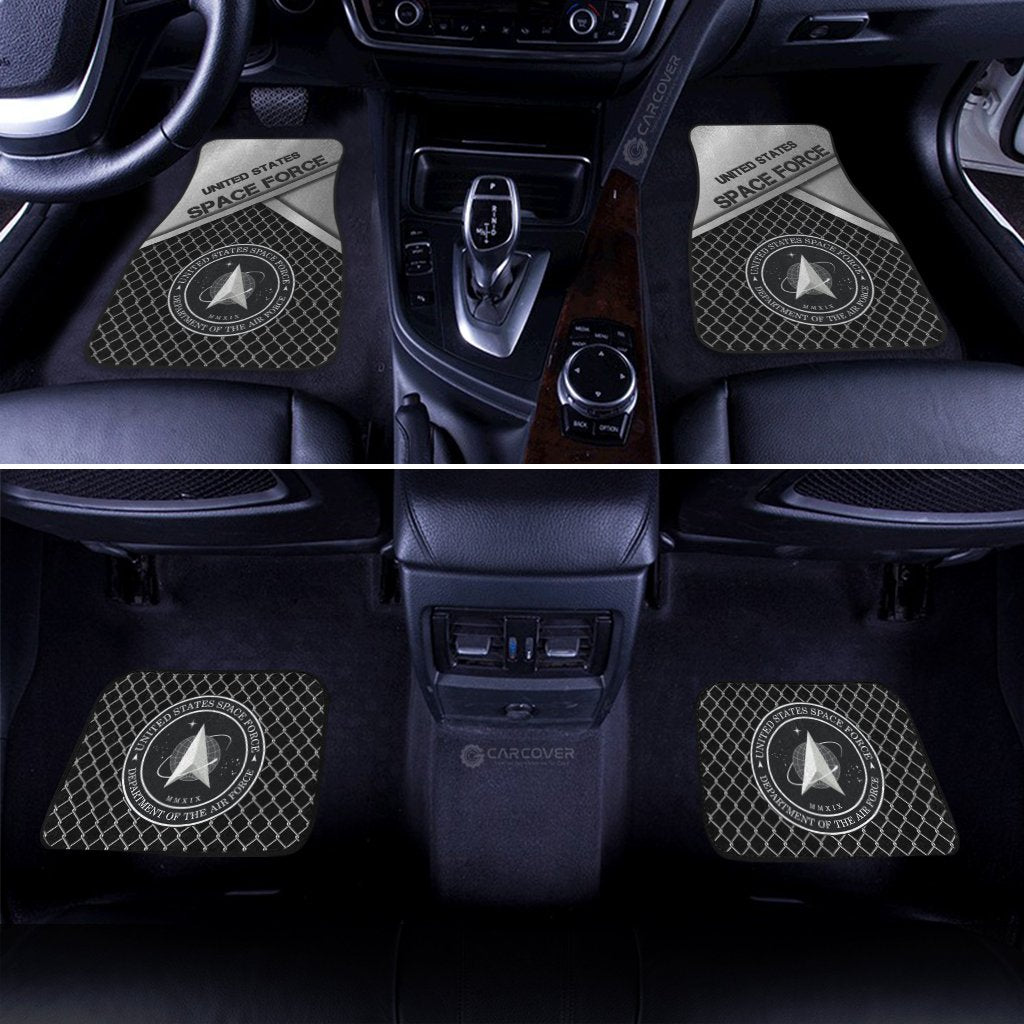 US Military Space Force Car Floor Mats Custom Car Interior Accessories - Gearcarcover - 3