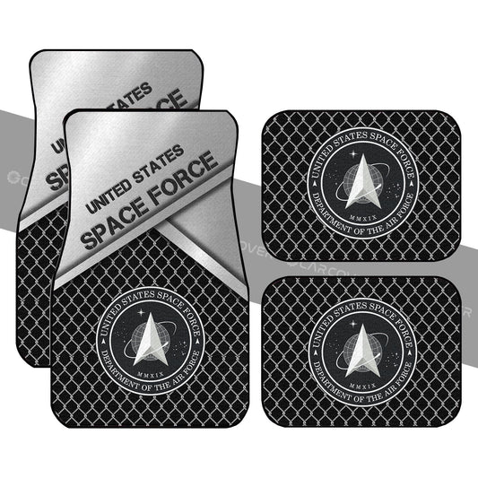 US Military Space Force Car Floor Mats Custom Car Interior Accessories - Gearcarcover - 1