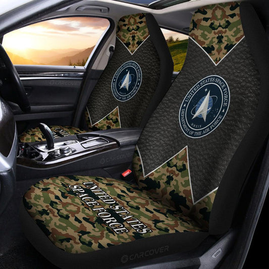 US Military Space Force Car Seat Covers Custom Car Accessories - Gearcarcover - 2