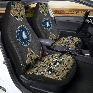 US Military Space Force Car Seat Covers Custom Car Accessories - Gearcarcover - 1