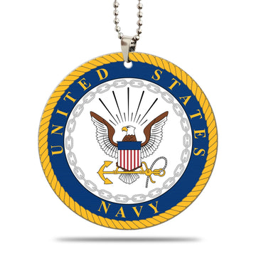 US Navy Ornament Custom Military Car Interior Accessories - Gearcarcover - 1