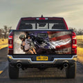 US Soldier Truck Tailgate Decal Custom US Flag Patriotic Car Accessories - Gearcarcover - 1