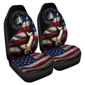 US Space Force Car Seat Covers Custom American Flag Car Accessories Meaningful Fourth Of July Gift - Gearcarcover - 3