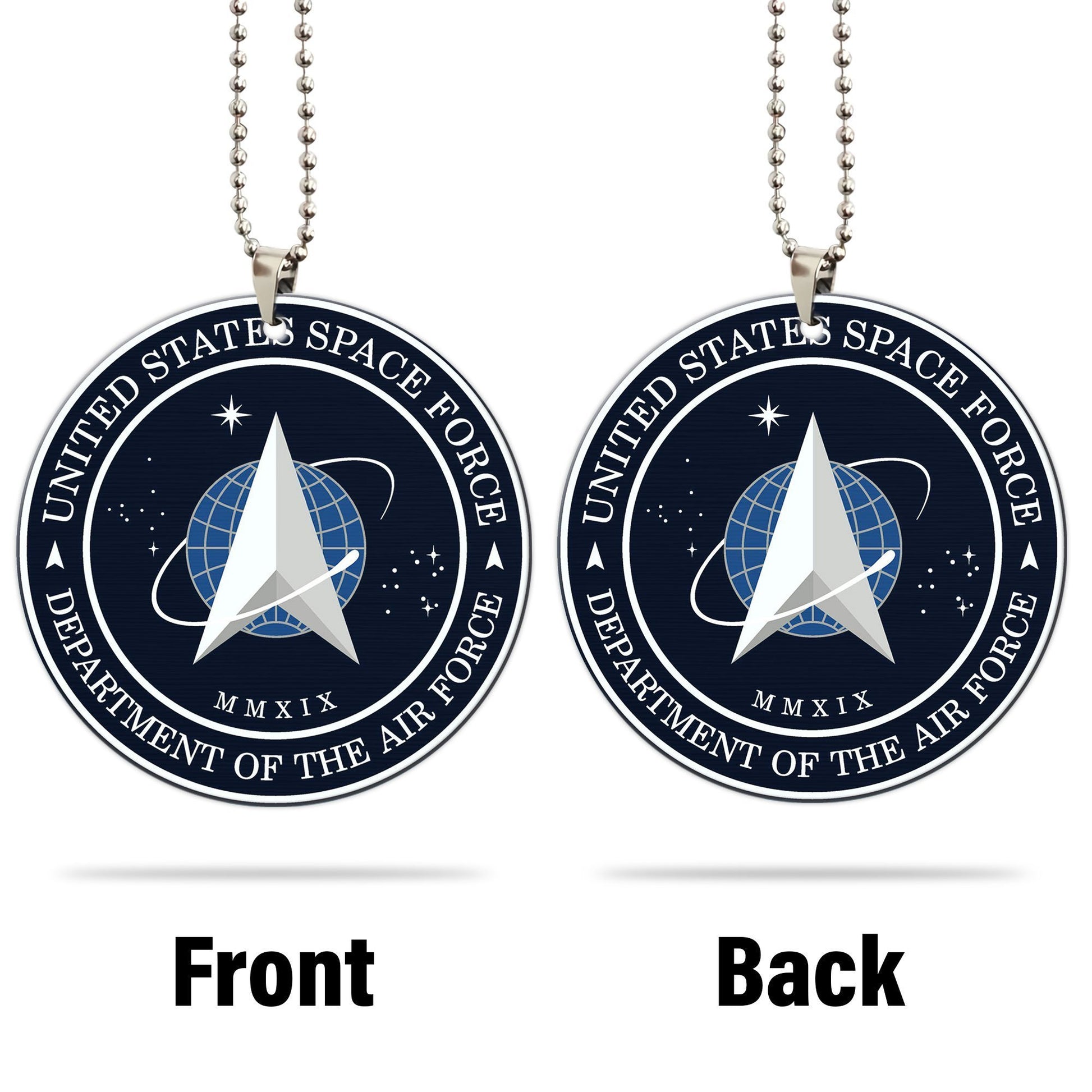 US Space Force Ornament Custom Military Car Interior Accessories - Gearcarcover - 3
