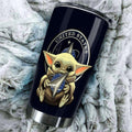 USSF Tumbler Cup Custom Baby Yoda U.S Space Force Stainless Steel - Gearcarcover - 3