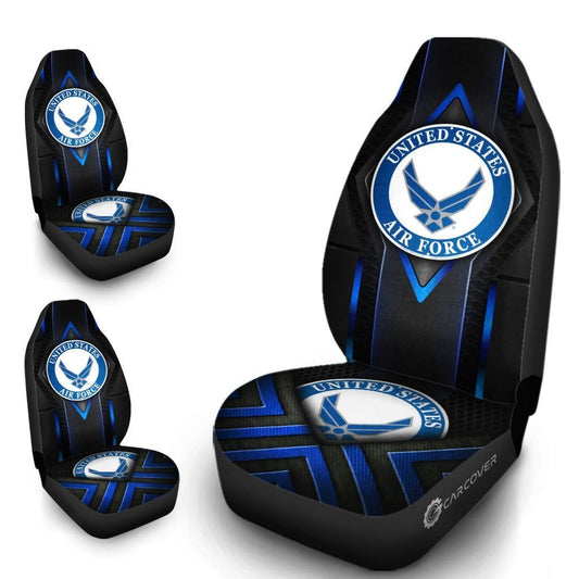 U.S Air Force Car Seat Covers Custom Military Car Accessories For Retired Air Force - Gearcarcover - 2