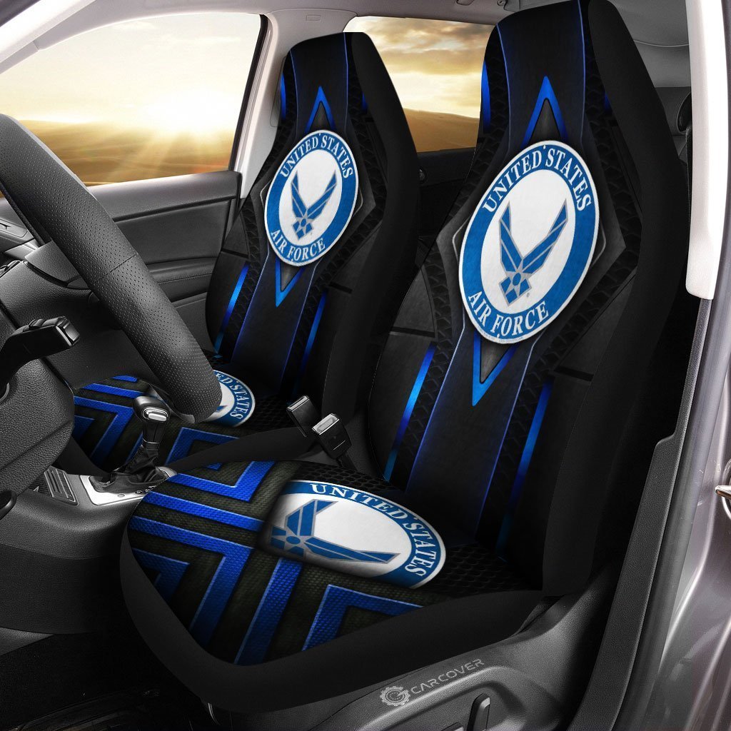 U.S Air Force Car Seat Covers Custom Military Car Accessories For Retired Air Force - Gearcarcover - 3